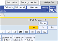 Abbildung Bedienfeld-Display