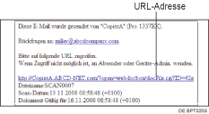 Abbildung einer E-Mail