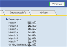 Abbildung Bedienfeldanzeige 