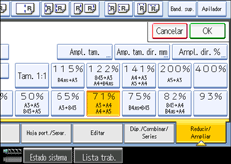 Ilustraci&oacute;n de la pantalla del panel de mandos