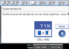 Ilustraci&oacute;n de la pantalla del panel de mandos
