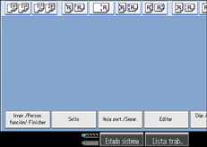 Ilustraci&oacute;n de la pantalla del panel de mandos