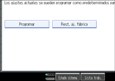 Ilustraci&oacute;n de la pantalla del panel de mandos