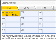 Ilustraci&oacute;n de la pantalla del panel de mandos