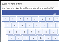 Ilustraci&oacute;n de la pantalla del panel de mandos