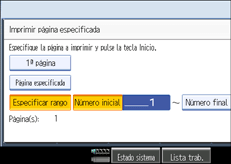 Ilustraci&oacute;n de la pantalla del panel de mandos