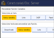 Ilustraci&oacute;n de la pantalla del panel de mandos
