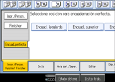 Ilustraci&oacute;n de la pantalla del panel de mandos