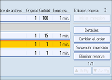 Ilustraci&oacute;n de la pantalla del panel de mandos