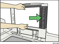 Ilustraci&oacute;n del alimentador autom&aacute;tico de documentos