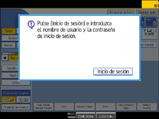 Ilustraci&oacute;n de la pantalla del panel de operaciones