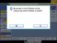 Ilustraci&oacute;n de la pantalla del panel de operaciones