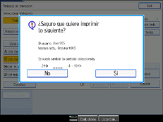 Ilustraci&oacute;n de la pantalla del panel de operaciones