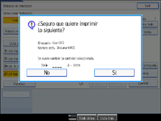 Ilustraci&oacute;n de la pantalla del panel de operaciones