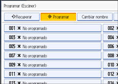 Ilustración del panel de operaciones