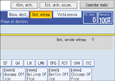 Ilustración del panel de operaciones
