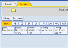 Ilustración del panel de operaciones