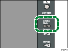 Simplified Display key illustration