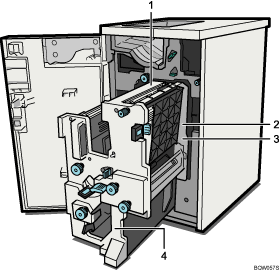 Multi-Folding Unit illustration numbered callout illustration