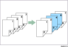 Illustration of designated sheet print