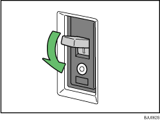 Earth leakage breaker illustration