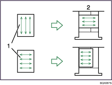 Illustration of paper grain