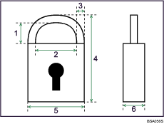 Illustration of a padlock