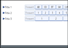 Operation panel screen illustration