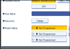 Operation panel screen illustration