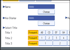 Operation panel screen illustration