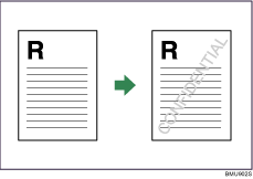 Illustration of watermark