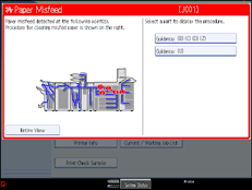 Operation panel screen illustration