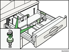 Illustrazione del vassoio LCT ampio