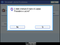 Illustrazione schermata pannello di controllo