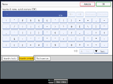 Illustrazione schermata pannello di controllo