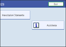 Illustrazione schermata pannello di controllo