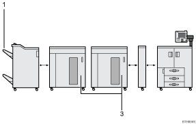 Illustrazione uscita stampante (illustrazione numerata)