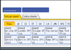 Illustrazione schermata pannello di controllo