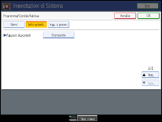 Illustrazione schermata pannello di controllo