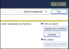 Illustrazione schermata pannello di controllo
