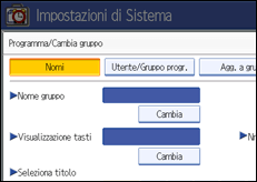 Illustrazione schermata pannello di controllo