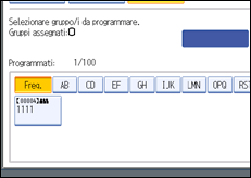 Illustrazione schermata pannello di controllo