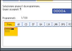 Illustrazione schermata pannello di controllo