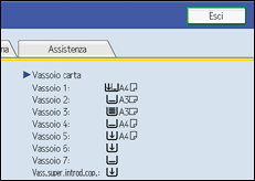 Illustrazione schermata pannello di controllo