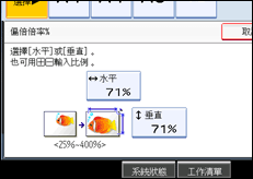 操作面板畫面圖示說明