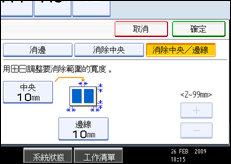 操作面板畫面圖示說明