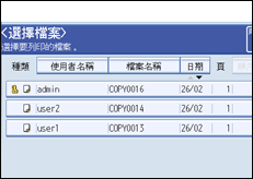 操作面板畫面圖示說明