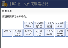 操作面板畫面圖示說明