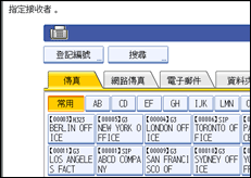 操作面板畫面圖示說明