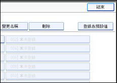 操作面板畫面圖示說明